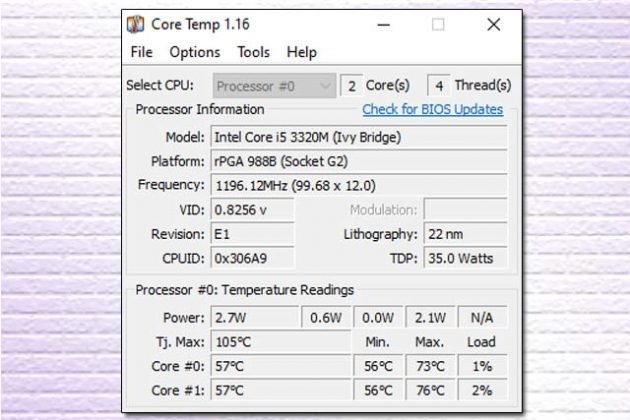 instaling Precise CPU Stress